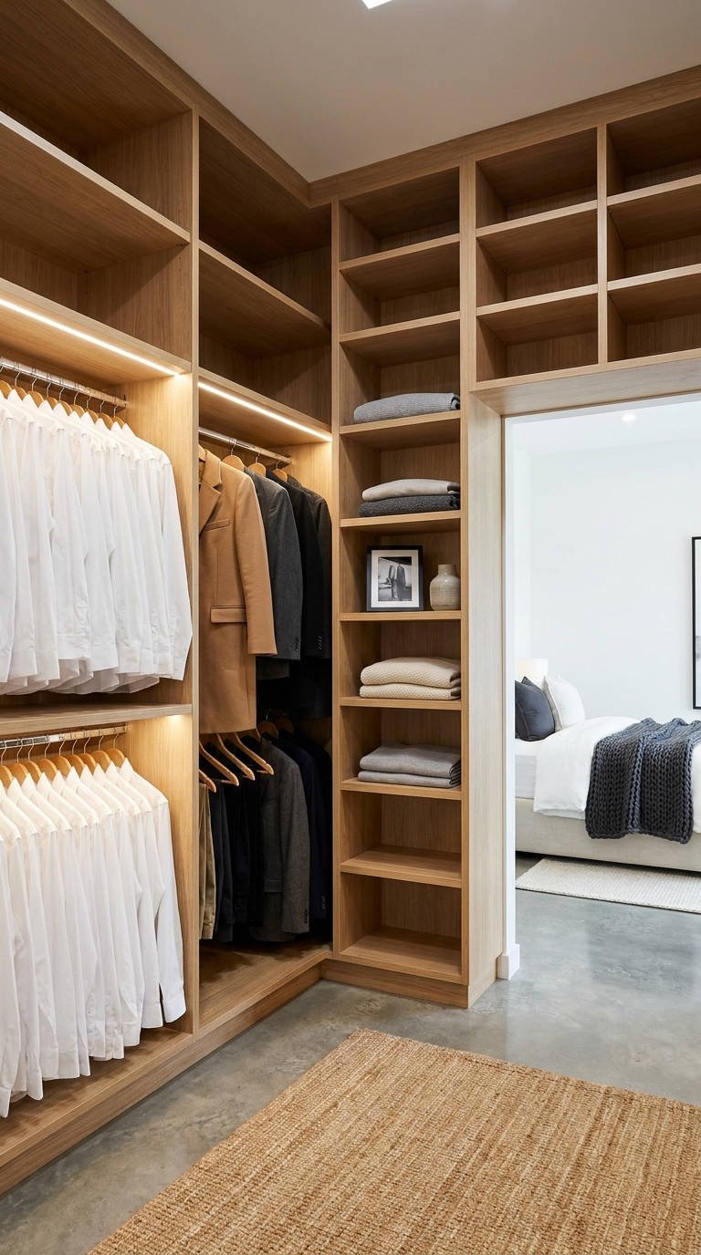 dressing bois pleine hauteur