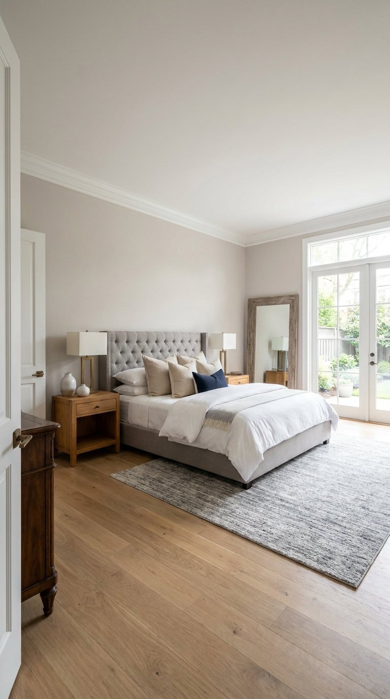 chambre neutre porte vitree