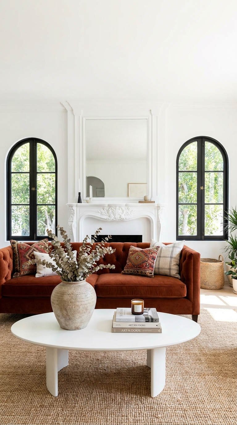 canape rouille fenetres arches
