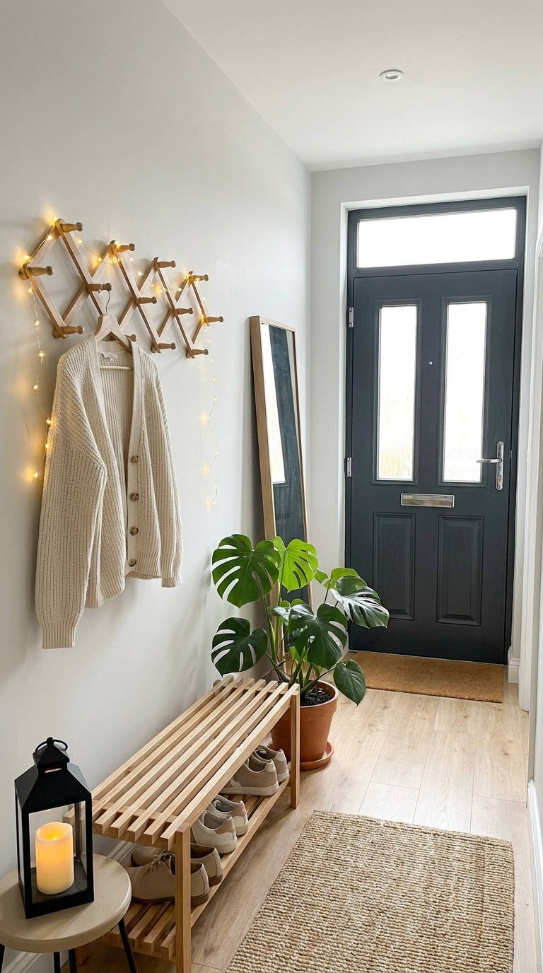 petite entree banc lattes plante