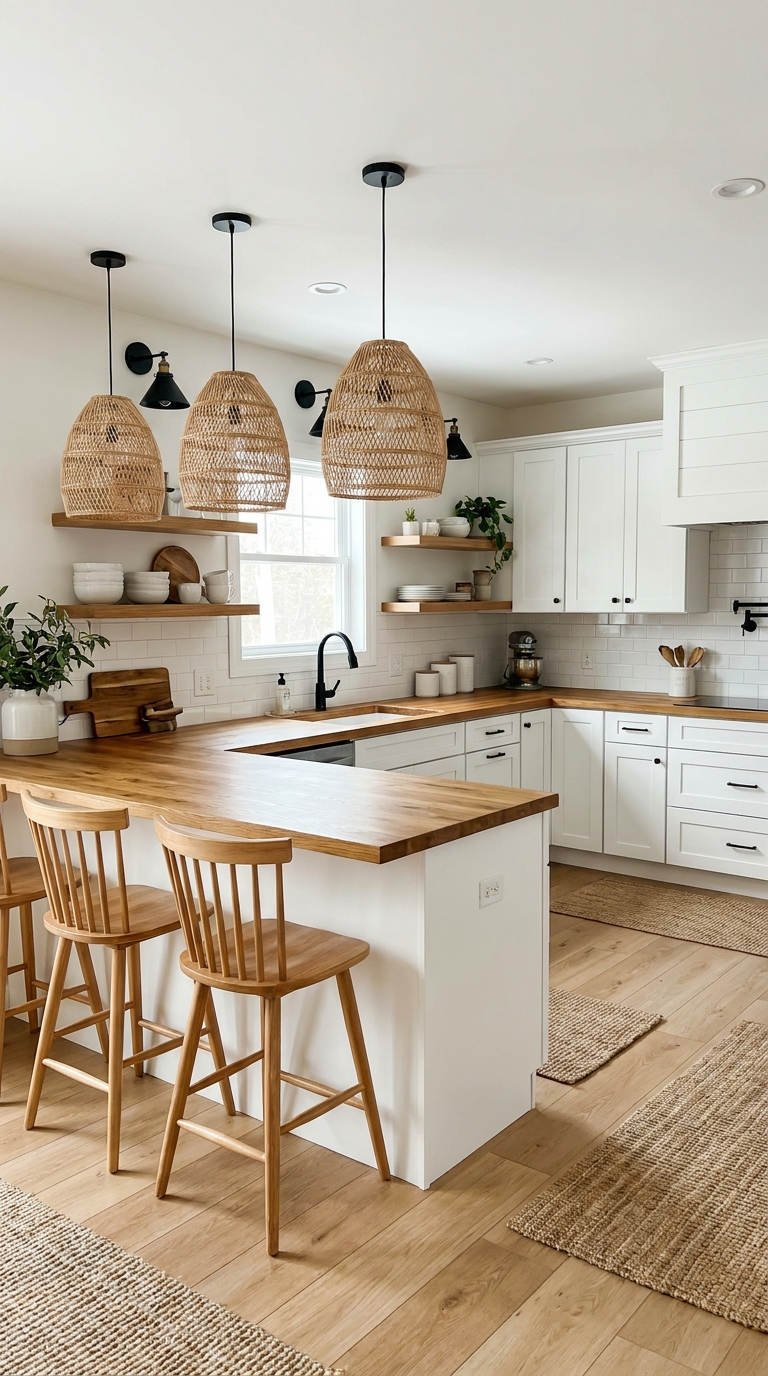cuisine boheme suspensions rotin