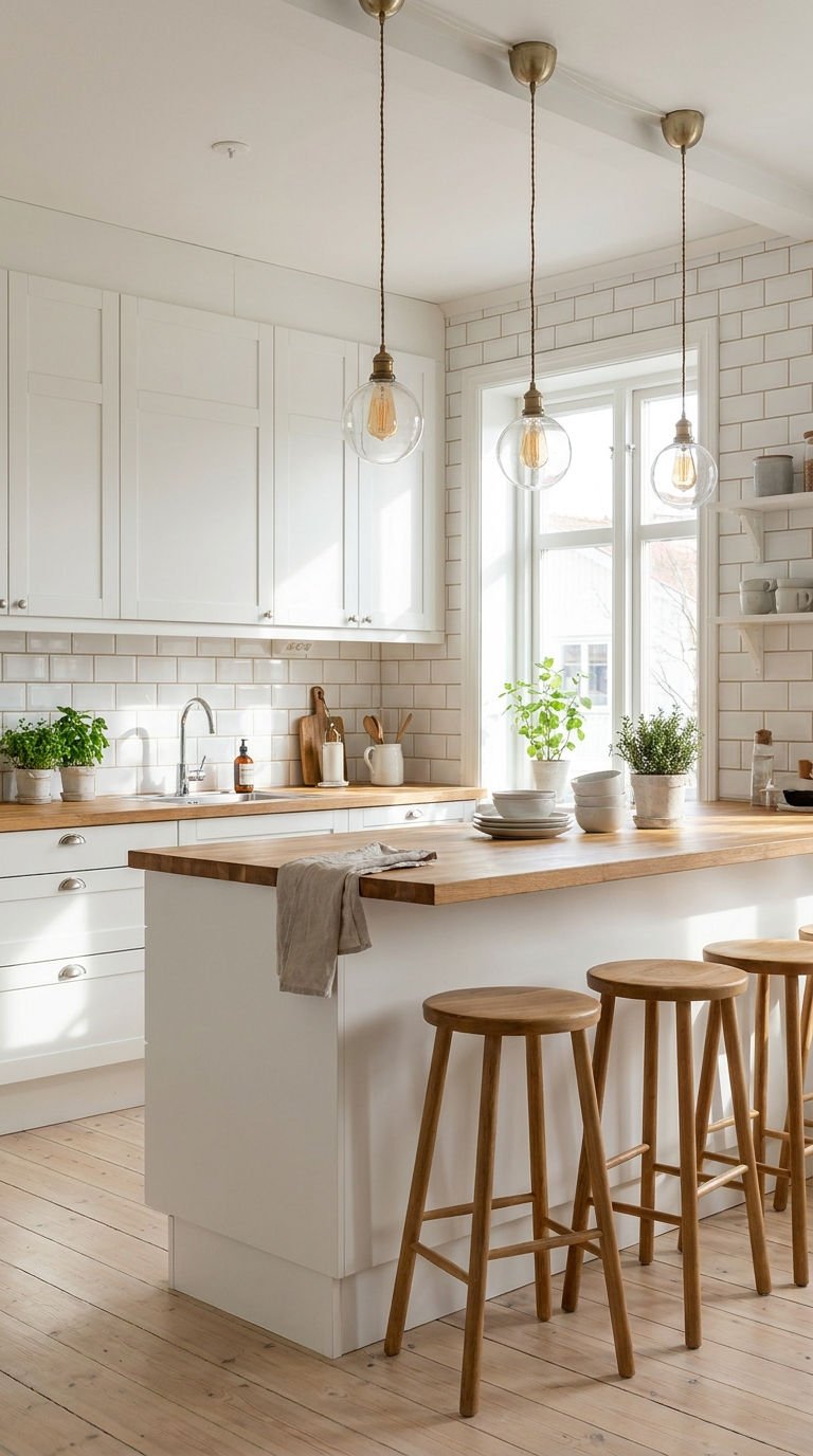 cuisine campagne blanche bois