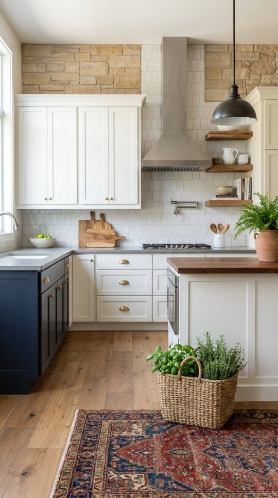 19 idées de cuisine beige où le bois et la pierre font toute la différence