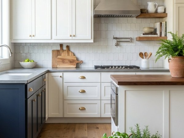 19 idées de cuisine beige où le bois et la pierre font toute la différence